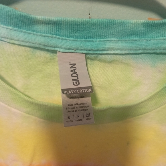 New Caplin Creations Handmade Dimond Rainbow Tie Dye Size Unisex Youth Small - Picture 6 of 7